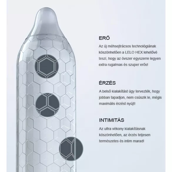 LELO Hex Original - Luxus-Kondom (1 Stk.)