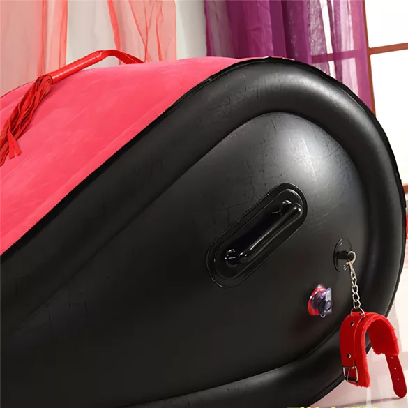 Desirel Magic Pillow - Aufblasbares BDSM-Sexmöbel - mit Fesseln (rot)
