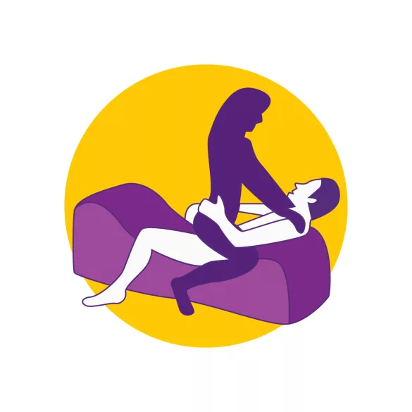Desirel Magic Pillow - Aufblasbares BDSM-Sexmöbel - mit Fesseln (rot)