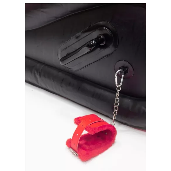 Desirel Magic Pillow - Aufblasbares BDSM-Sexmöbel - mit Fesseln (rot)