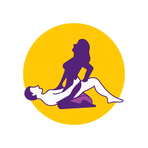 Desirel Magic Pillow - aufblasbares Keil-Sexpolster (dunkellila)
