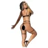 Mapalé - Strapset Dessous Trio (Schwarz) - L/XL