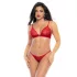 Mapalé - 3-teiliges BH-Set (Rot)