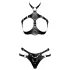 ZADO - Leder-Set mit Strap-On Unterwäsche (schwarz) - L/XL