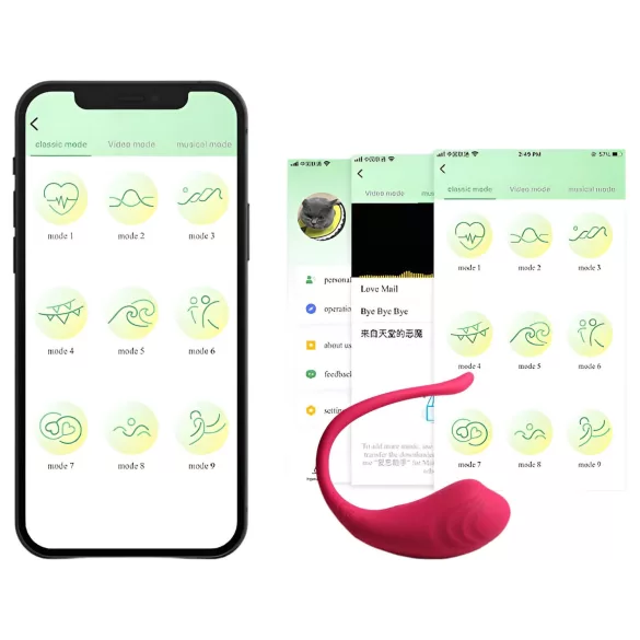 Funny Me - intelligentes, akkubetriebenes Vibro-Ei (pink)