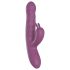 Lustiger Hase - Wiederaufladbarer Rabbit-Vibrator mit Stoßfunktion (Lila)