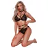 JSY 031 - erotisches Dessous-Set (schwarz)