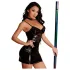 JSY 032 - Babydoll-Set - schwarz