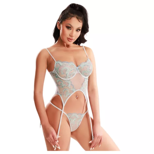 JSY 036 - erotisches Dessous-Set (blau)