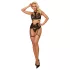 JSY 047 - erotisches Dessous-Set (schwarz)