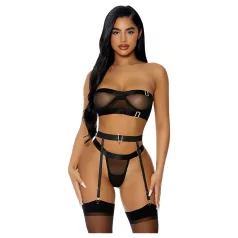 JSY 052 - erotisches Dessous-Set (schwarz)