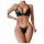 JSY 057 - erotisches Dessous-Set - schwarz (L-XL)
