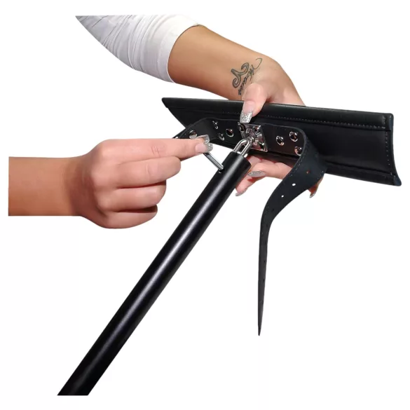 ZADO - Halsband, Hand- & Fußspreizer (schwarz)