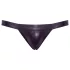Glänzender Minimal-Slip für Herren (schwarz)