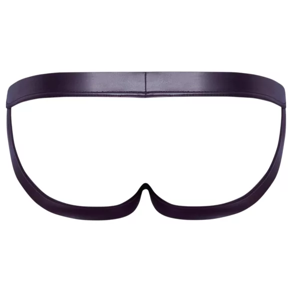 Glänzender Minimal-Slip für Herren (schwarz) - L
