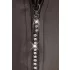 Svenjoyment - glänzender Herren-String mit Strass-Reißverschluss (schwarz) - XL