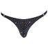 Svenjoyment - Glitzernder Herren-Tanga (Schwarz) - M