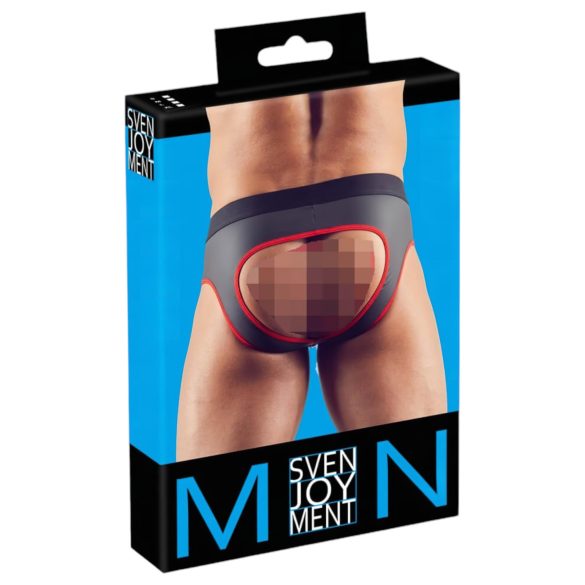 Svenjoyment - Offene Jock-Unterhose (schwarz) - M