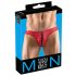 Svenjoyment - Schwarze Herren-Unterhose mit Schnürung (Rot) - M