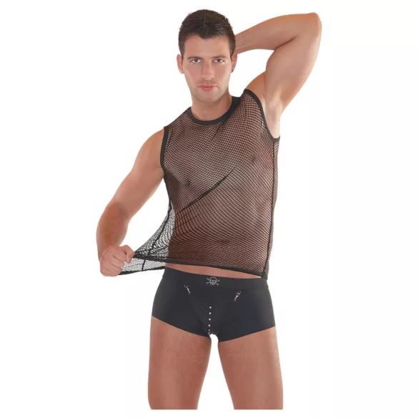 Svenjoyment - Piraten-Boxershorts (schwarz)