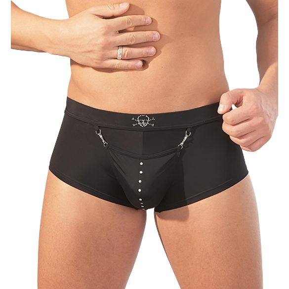 Piraten-Boxershorts (schwarz) - M
