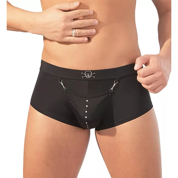 Svenjoyment - Piraten-Boxershorts (schwarz) - M