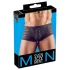 Svenjoyment - Transparente, gestreifte Boxershorts (schwarz)
