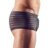 Svenjoyment - Transparente, gestreifte Boxershorts (schwarz)