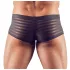 Svenjoyment - Transparente, gestreifte Boxershorts (schwarz) - M