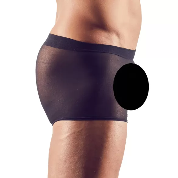 Svenjoyment - 2-teiliges schwarzes transparentes Boxershort-Set (S-L)