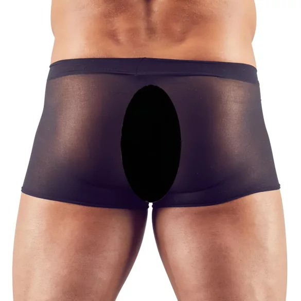 Svenjoyment - 2-teiliges schwarzes transparentes Boxershort-Set (S-L)