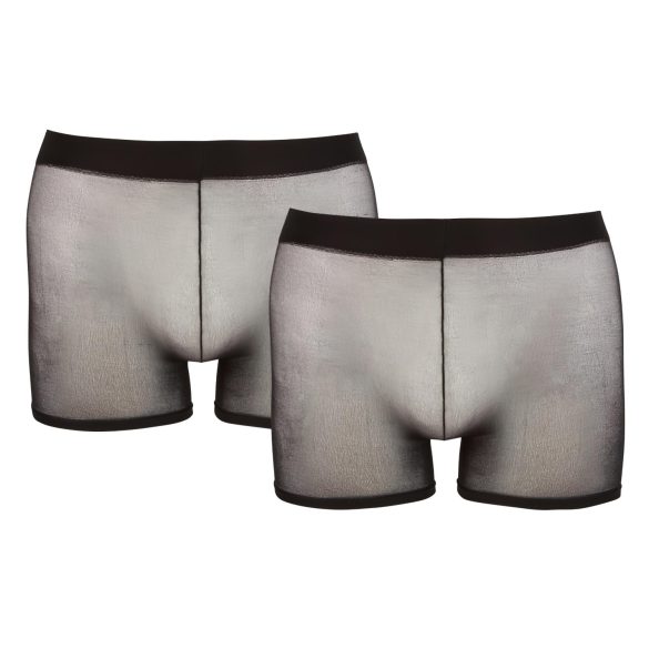 Svenjoyment - Transparente Boxershorts Set - Schwarz (2-teilig) S-L