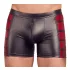 NEK - schwarze Reißverschluss-Boxer mit rotem Seiteneinsatz - 2XL