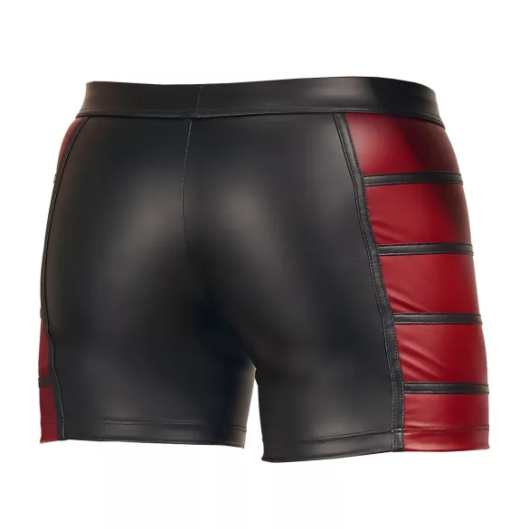 NEK - schwarze Reißverschluss-Boxer mit rotem Seiteneinsatz - 2XL