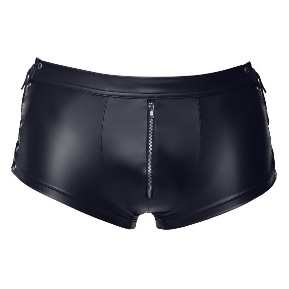 Svenjoyment - Matt-Boxershorts mit seitlicher Schnürung (Schwarz) - XL