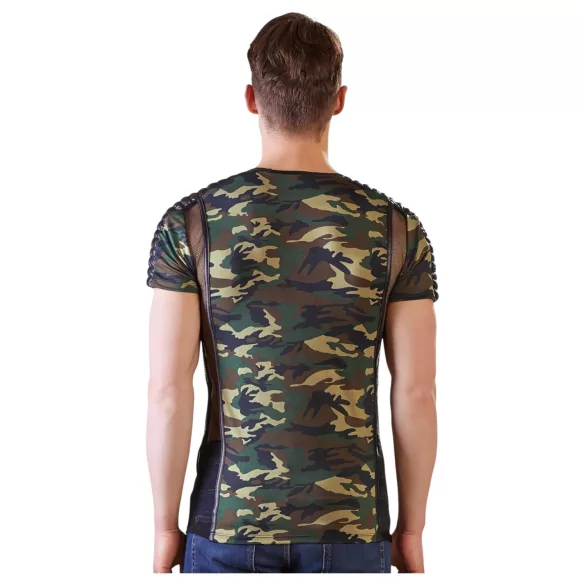 NEK - Tarnfarbenes Herren T-Shirt (Grün-Braun)