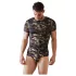NEK - Tarnfarbenes Herren T-Shirt (Grün-Braun) - 2XL