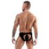 Svenjoyment - Herren Kellner-Tanga-Set (schwarz-weiß)