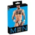 Svenjoyment - Herren Kellner-Tanga-Set (schwarz-weiß) - XL
