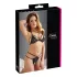 Cottelli - Offenes Spitzen-Set (schwarz) - XL