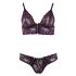 Cottelli - Blumen-Lace-BH-Set (lila) - L