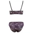 Cottelli - Blumiges Spitzen-BH-Set (lila) - XL