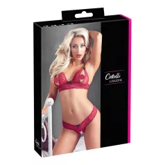 Cottelli - Sinnliches BH-Set aus Spitze (Rot) - L