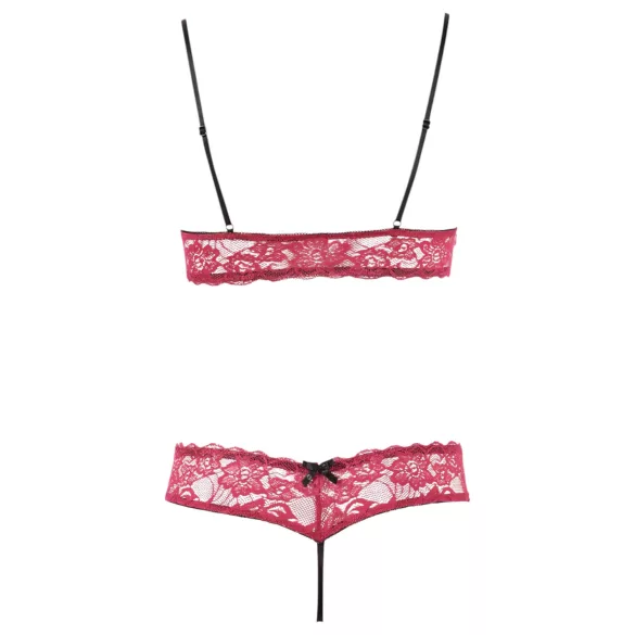Cottelli - Sinnliches BH-Set aus Spitze (Rot) - L