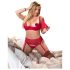 / Cottelli Plus Size - Vielseitiges Dessous-Duo (Rot)