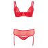 / Cottelli Plus Size - Vielseitiges Dessous-Duo (Rot)