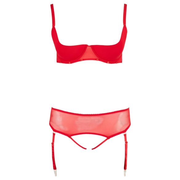 Cottelli Plus Size - Variabeles Dessous-Duo (Rot)