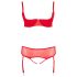 Cottelli Plus Size - Variabeles Dessous-Duo (Rot) - 95D/2XL