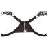 Cottelli - Glänzendes besticktes BH-Set (Schwarz) - M