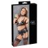 Cottelli Bondage - Spitzenglanz Dessous-Set (4-teilig) - XL